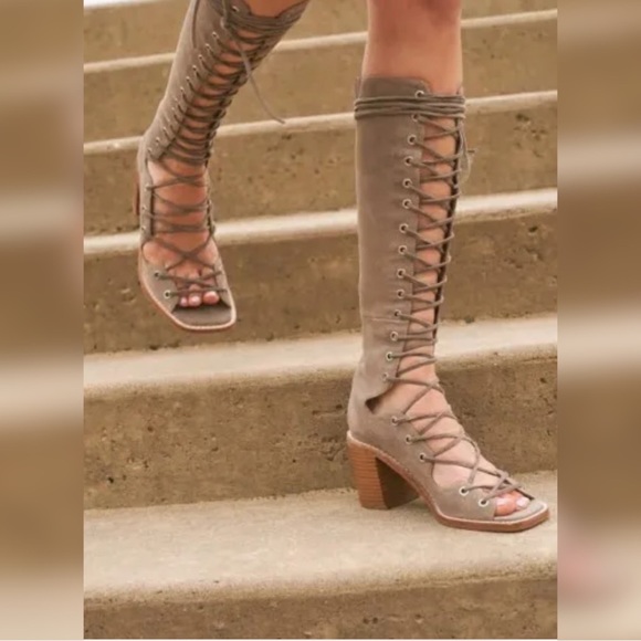 Free People Jeffrey Campbell Zelda Lace-Up Gladiator Heels - Picture 3 of 7